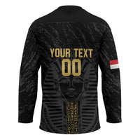 Egypt Basketball Custom Hockey Jersey Come On Pharaohs - Wonder Print Shop