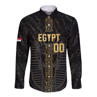 Egypt Basketball Custom Long Sleeve Button Shirt Come On Pharaohs - Wonder Print Shop