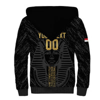 Egypt Basketball Custom Sherpa Hoodie Come On Pharaohs - Wonder Print Shop