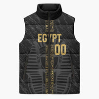 Egypt Basketball Custom Sleeveless Puffer Jacket Come On Pharaohs - Wonder Print Shop