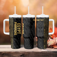 Egypt Basketball Custom Tumbler With Handle Come On Pharaohs - Wonder Print Shop