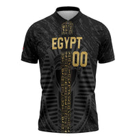 Egypt Basketball Custom Zipper Polo Shirt Come On Pharaohs - Wonder Print Shop