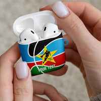 South Sudan Basketball Custom AirPods Case Come On Bright Stars - Wonder Print Shop