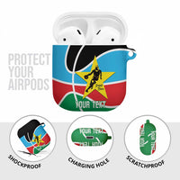 South Sudan Basketball Custom AirPods Case Come On Bright Stars - Wonder Print Shop