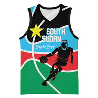 South Sudan Basketball Custom Basketball Jersey Come On Bright Stars - Wonder Print Shop