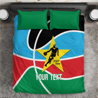 South Sudan Basketball Custom Bedding Set Come On Bright Stars - Wonder Print Shop