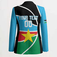 South Sudan Basketball Custom Blazer Come On Bright Stars - Wonder Print Shop
