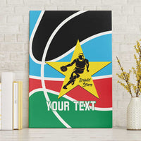 South Sudan Basketball Custom Canvas Wall Art Come On Bright Stars - Wonder Print Shop