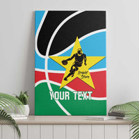 South Sudan Basketball Custom Canvas Wall Art Come On Bright Stars - Wonder Print Shop