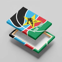 South Sudan Basketball Custom Canvas Wall Art Come On Bright Stars - Wonder Print Shop