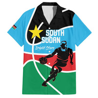 South Sudan Basketball Custom Family Matching Long Sleeve Bodycon Dress and Hawaiian Shirt Come On Bright Stars - Wonder Print Shop