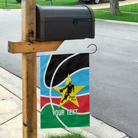 South Sudan Basketball Custom Garden Flag Come On Bright Stars - Wonder Print Shop