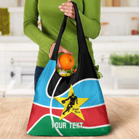 South Sudan Basketball Custom Grocery Bag Come On Bright Stars - Wonder Print Shop