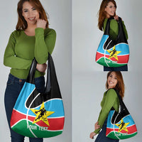 South Sudan Basketball Custom Grocery Bag Come On Bright Stars - Wonder Print Shop