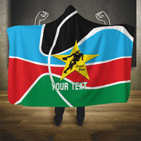 South Sudan Basketball Custom Hooded Blanket Come On Bright Stars - Wonder Print Shop
