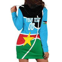 South Sudan Basketball Custom Hoodie Dress Come On Bright Stars - Wonder Print Shop