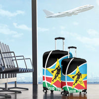 South Sudan Basketball Custom Luggage Cover Come On Bright Stars - Wonder Print Shop