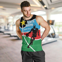 South Sudan Basketball Custom Men Tank Top Come On Bright Stars - Wonder Print Shop