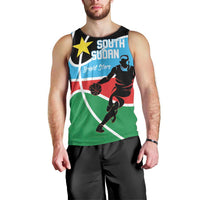 South Sudan Basketball Custom Men Tank Top Come On Bright Stars - Wonder Print Shop
