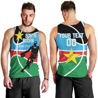 South Sudan Basketball Custom Men Tank Top Come On Bright Stars - Wonder Print Shop