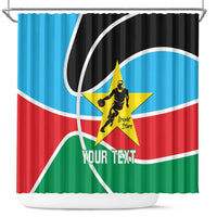 South Sudan Basketball Custom Shower Curtain Come On Bright Stars - Wonder Print Shop