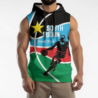 South Sudan Basketball Custom Sleeveless Hoodie Come On Bright Stars - Wonder Print Shop