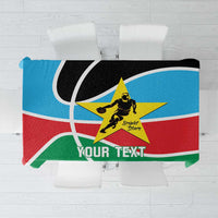South Sudan Basketball Custom Tablecloth Come On Bright Stars - Wonder Print Shop