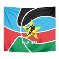 South Sudan Basketball Custom Tapestry Come On Bright Stars - Wonder Print Shop