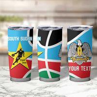 South Sudan Basketball Custom Tumbler Cup Come On Bright Stars - Wonder Print Shop