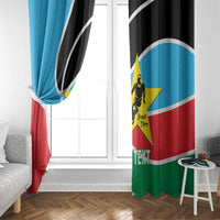South Sudan Basketball Custom Window Curtain Come On Bright Stars - Wonder Print Shop