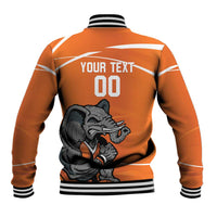 Ivory Coast Basketball Custom Baseball Jacket Allez Les Elephants - Wonder Print Shop