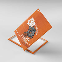 Ivory Coast Basketball Custom Canvas Wall Art Allez Les Elephants - Wonder Print Shop
