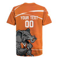 Ivory Coast Basketball Custom Rugby Jersey Allez Les Elephants - Wonder Print Shop