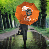 Ivory Coast Basketball Custom Umbrella Allez Les Elephants - Wonder Print Shop