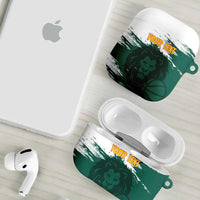 Cameroon Basketball Custom AirPods Case Come On Indomitable Lions - Wonder Print Shop