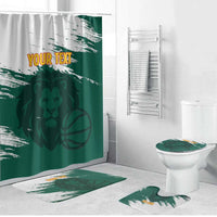Cameroon Basketball Custom Bathroom Set Come On Indomitable Lions - Wonder Print Shop