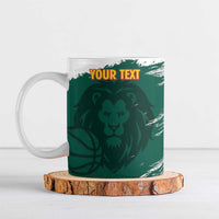 Cameroon Basketball Custom Ceramic Mug Come On Indomitable Lions - Wonder Print Shop