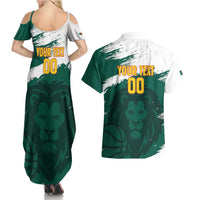 Cameroon Basketball Custom Couples Matching Summer Maxi Dress and Hawaiian Shirt Come On Indomitable Lions - Wonder Print Shop