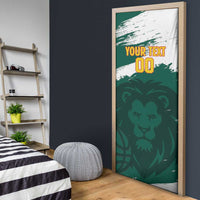 Cameroon Basketball Custom Door Cover Come On Indomitable Lions - Wonder Print Shop