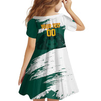 Cameroon Basketball Custom Family Matching Off The Shoulder Long Sleeve Dress and Hawaiian Shirt Come On Indomitable Lions - Wonder Print Shop