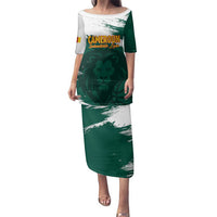 Cameroon Basketball Custom Family Matching Puletasi and Hawaiian Shirt Come On Indomitable Lions - Wonder Print Shop