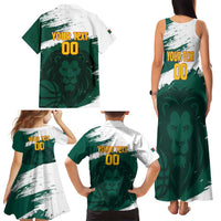 Cameroon Basketball Custom Family Matching Tank Maxi Dress and Hawaiian Shirt Come On Indomitable Lions - Wonder Print Shop