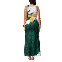 Cameroon Basketball Custom Family Matching Tank Maxi Dress and Hawaiian Shirt Come On Indomitable Lions - Wonder Print Shop