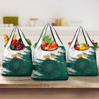 Cameroon Basketball Custom Grocery Bag Come On Indomitable Lions - Wonder Print Shop