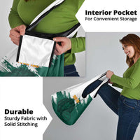 Cameroon Basketball Custom Grocery Bag Come On Indomitable Lions - Wonder Print Shop