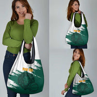 Cameroon Basketball Custom Grocery Bag Come On Indomitable Lions - Wonder Print Shop
