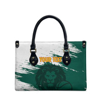Cameroon Basketball Custom Leather Bag Come On Indomitable Lions - Wonder Print Shop