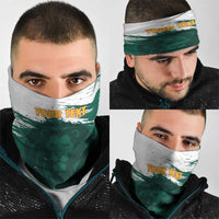 Cameroon Basketball Custom Neck Gaiter Come On Indomitable Lions - Wonder Print Shop
