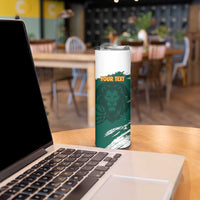 Cameroon Basketball Custom Skinny Tumbler Come On Indomitable Lions - Wonder Print Shop