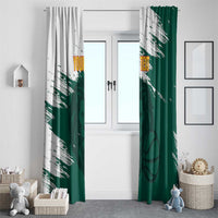 Cameroon Basketball Custom Window Curtain Come On Indomitable Lions - Wonder Print Shop